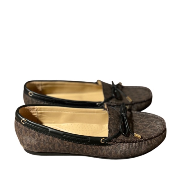 Michael Kors Sutton Signature Logo Moccasin Flat Loafers - Picture 7 of 12